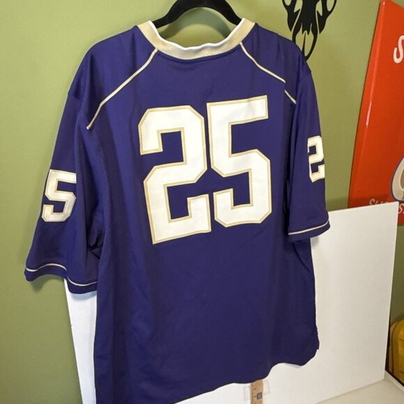 Nike Washington Huskies Player 25 Game Series Football Fan Jersey-Purple XXL - Picture 10 of 12